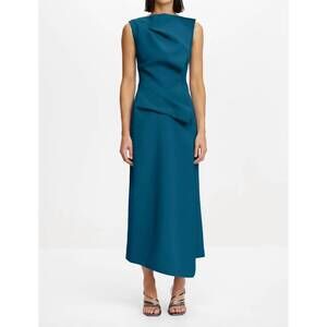 Acler | Dresses | Acler Avonlea Midi Dress In Celeste Blue Size 2 New New  With Tags | Poshmark